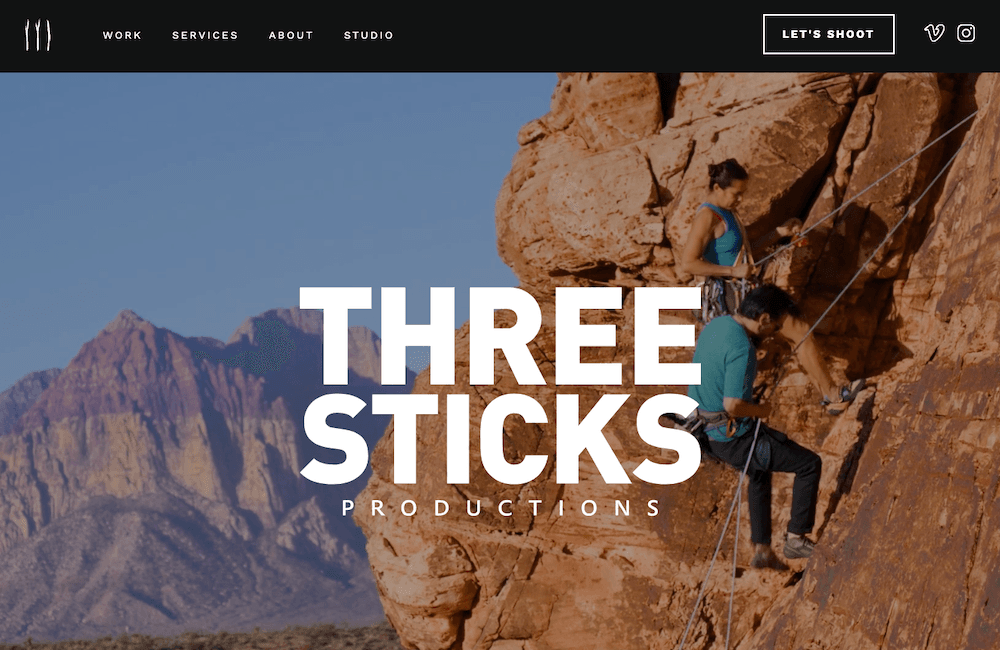 Three Sticks Productions Website